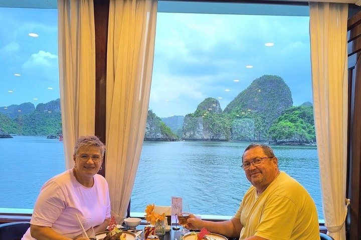 Hanoi: Luxury 5-Star Scenic Cruise Through Ha Long & Lan Ha Bay
