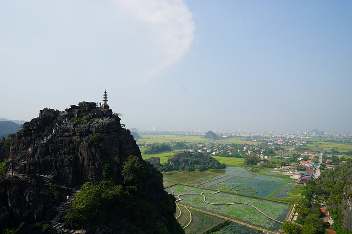 Hoa Lu Tam Coc Mua Cave Bich Dong Cycling Small Group of 12