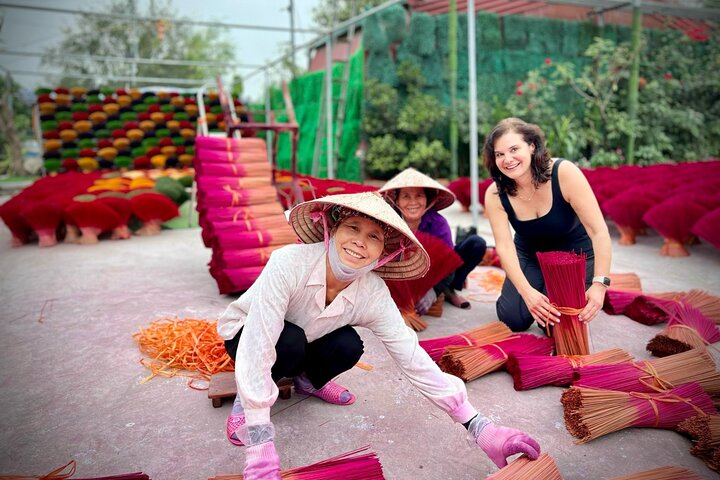 Incense Village Small Group Of 9 Tour From Hanoi to Ninh Binh
