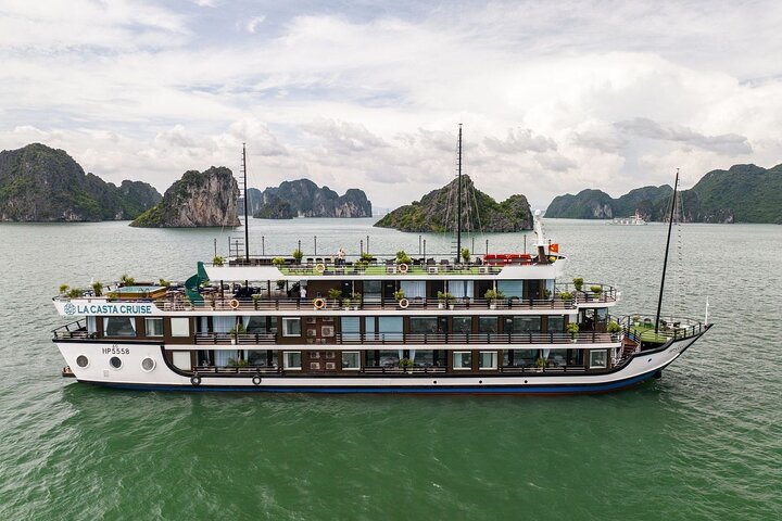 La Casta 5 Star Cruise 2Day/1Night Visit Halong Bay & Lan Ha Bay
