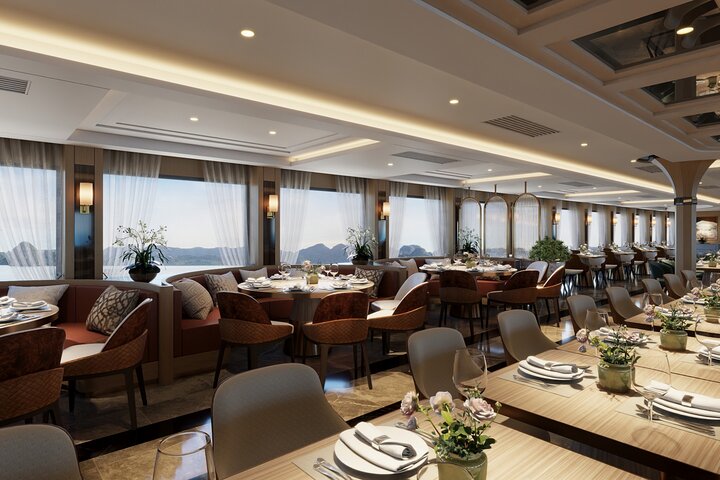 Luna Cruise: Top 5-Star Luxury Day Cruise from Port in Halong Bay