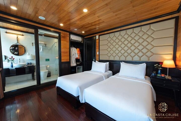 Luxury La Casta Cruise 3 Days Explore Halong Bay Lan Ha Bay Private Balcony