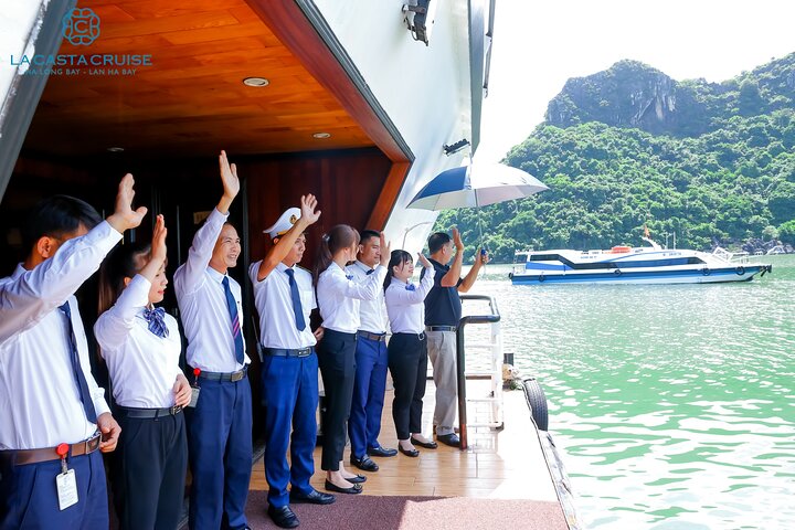 Luxury La Casta Cruise 3 Days Explore Halong Bay Lan Ha Bay Private Balcony