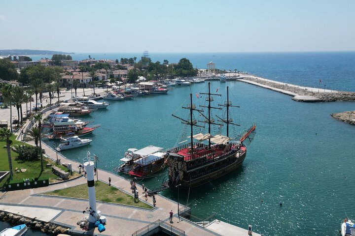 Manavgat Boat Tour with Waterfall and Grand Bazaar from Belek