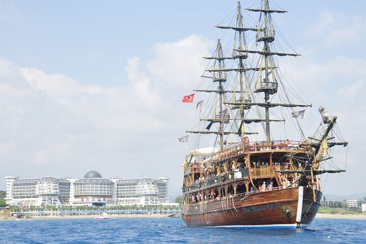 Manavgat Boat Trip from Side Visit Waterfall and Turkish Bazaar