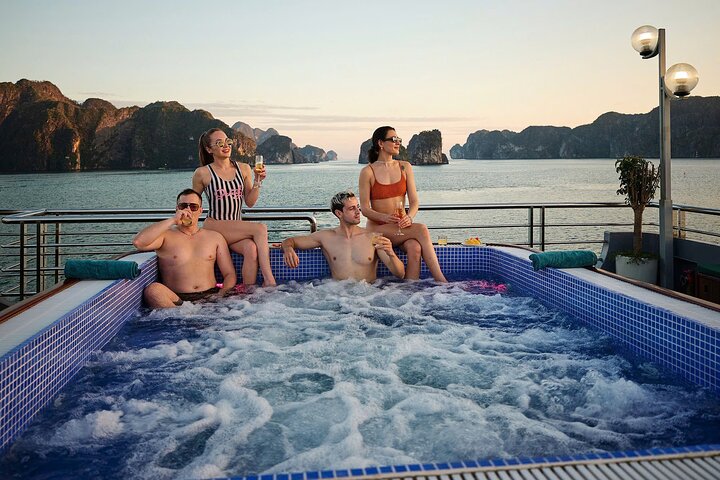 New 5-Star Sea Lion Cruise to Halong Bay from Hanoi with Buffet