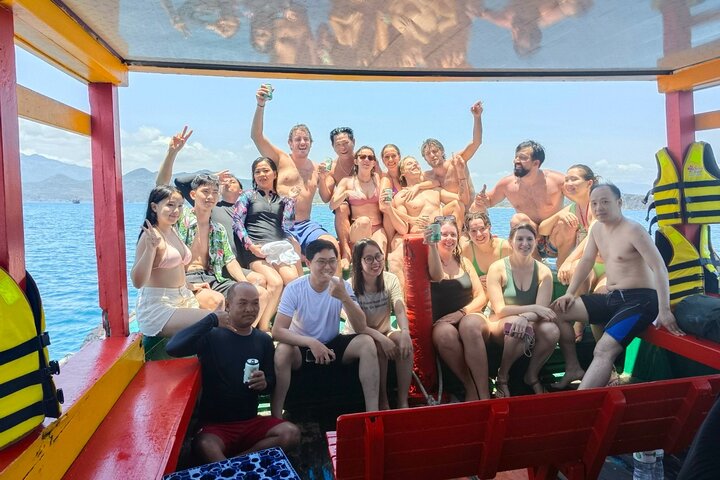 Nha Trang Island Escape: Snorkeling, BBQ Party & Floating Bar