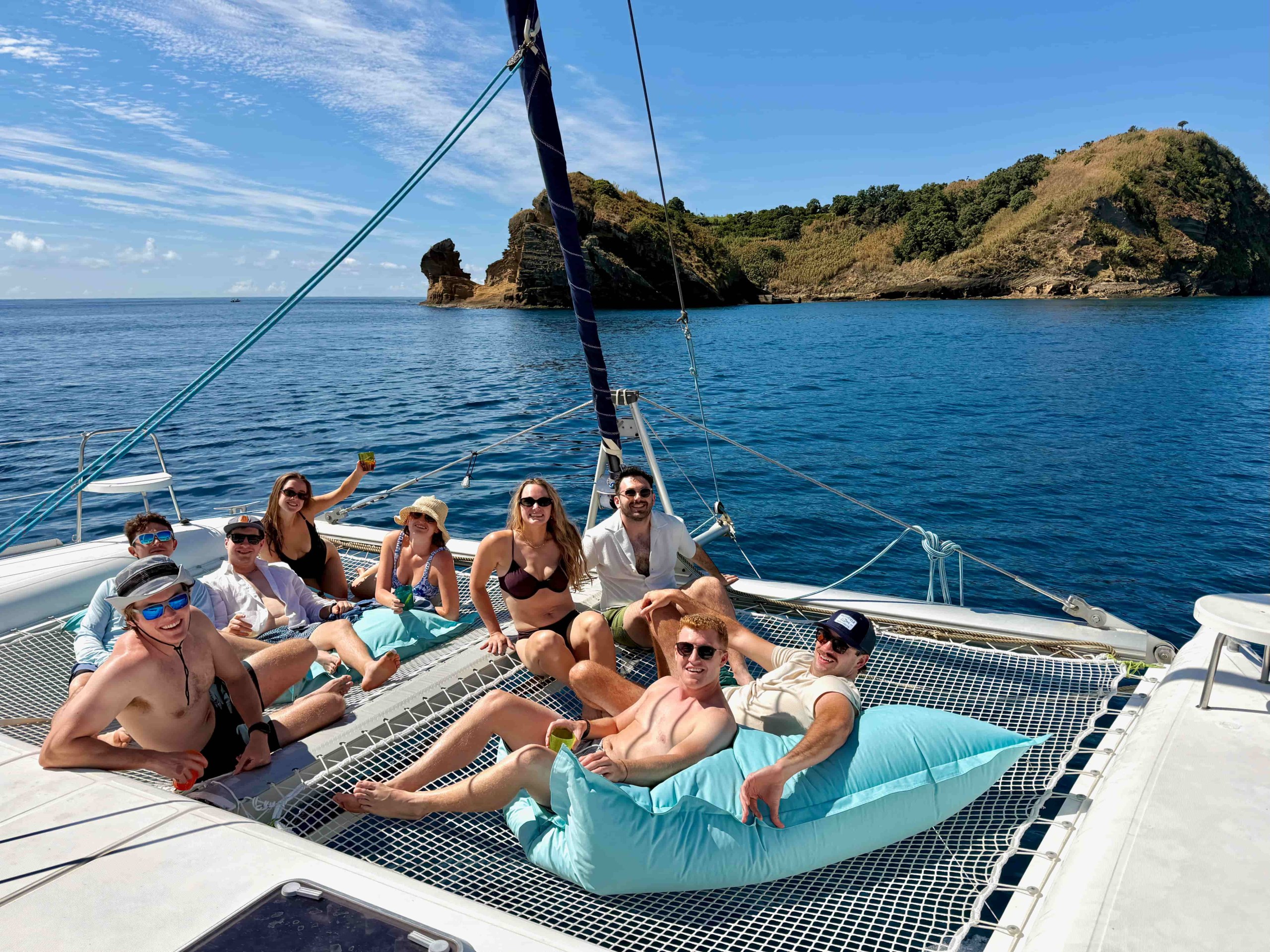 Private Catamaran São Miguel South Coast Tour with Lunch