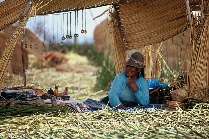 Private half-day tour in Puno to the floating islands of Uros