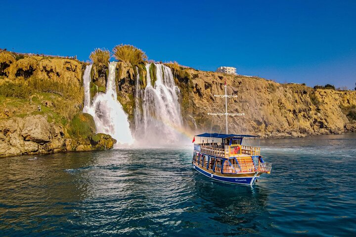 Private Highlights Antalya City Tour, Waterfalls and Boat Trip