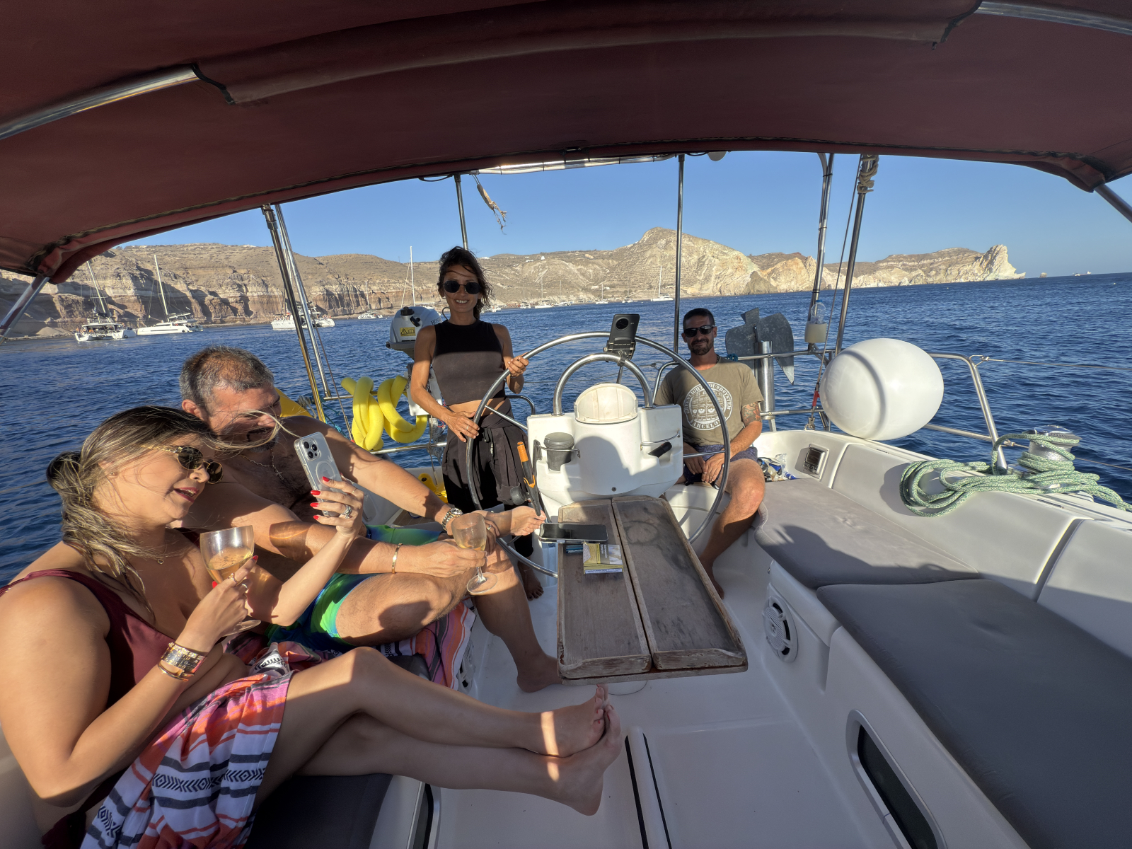 Private Santorini Sailing Day-Tour