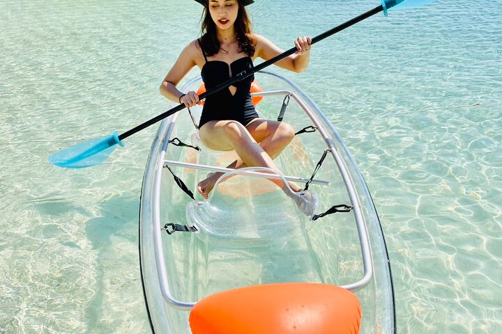 Transparent Kayak boat