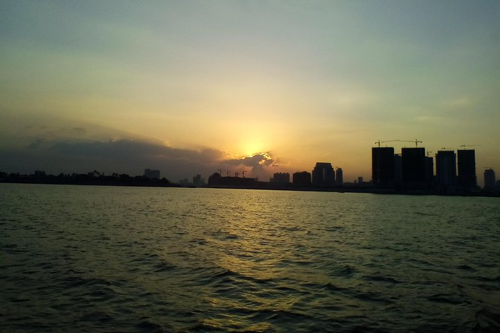 Sunset boat