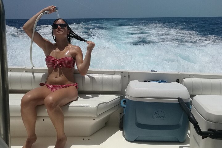 Rent a Private 55 Yacht for 4 hrs from Playa Mujeres -SR55H4