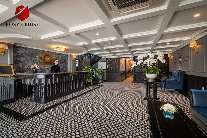 Luxury Rosy Cruise 3 Days Explore Halong Bay Lan Ha Bay Private Balcony