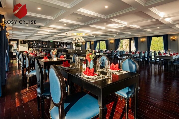 Luxury Rosy Cruise 3 Days Explore Halong Bay Lan Ha Bay Private Balcony