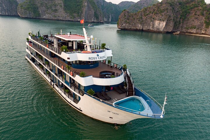 Rosy Cruise - Best Halong Bay Luxury 5 Star Cruise (2D1N)