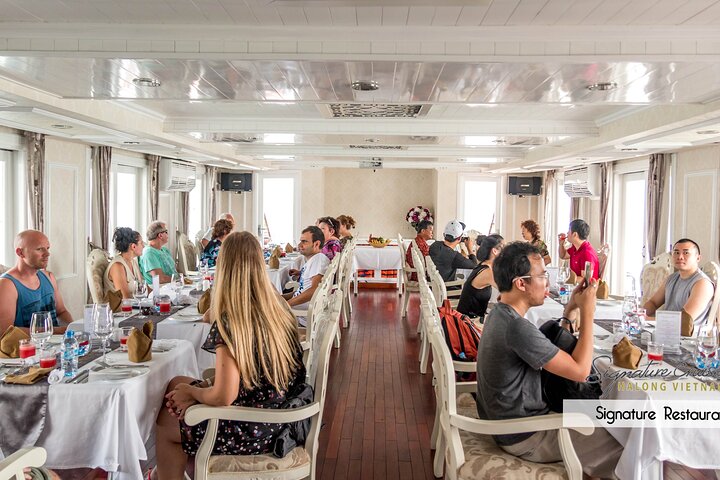 Signature Cruises Explore Bai Tu Long Bay,Less Tourist Area