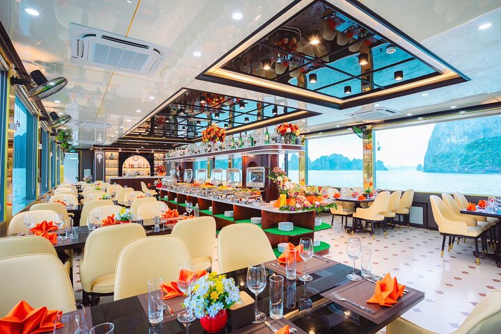 Wonder Of The Sea Cruise Halong One Day Tour, Buffet & Jacuzzi