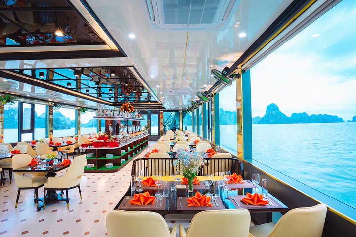Wonder Of The Sea Cruise Halong One Day Tour, Buffet & Jacuzzi