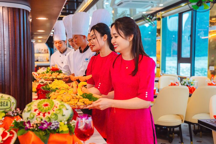 Wonder Of The Sea Cruise Halong One Day Tour, Buffet & Jacuzzi