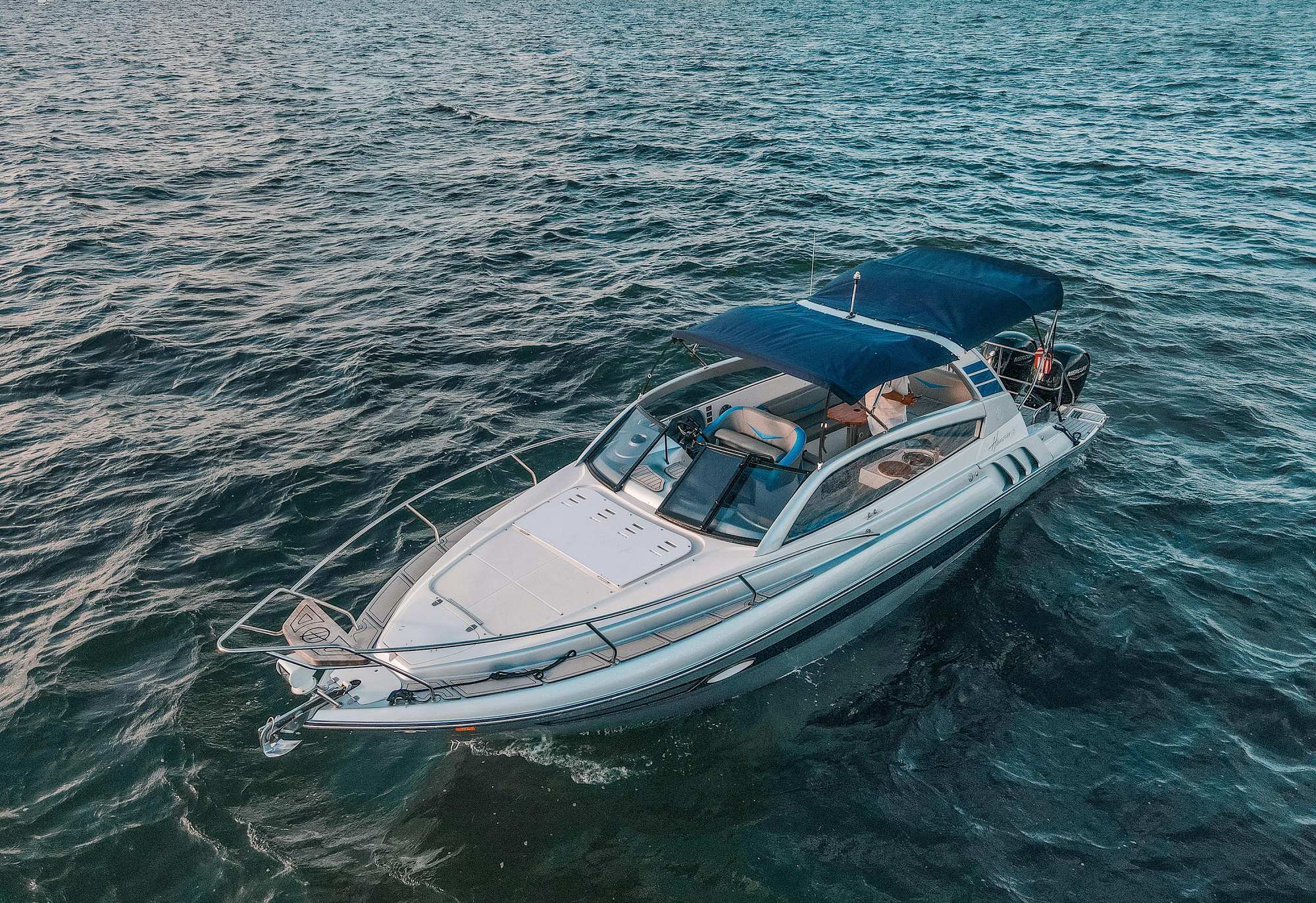 Sport Boat 34 with Cabin and Bathrom for snorkeling and visit Isla Mujeres