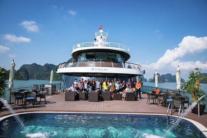 Halong Stellar of The Seas- Luxury 5 Star Cruise -2 Nights Experiences on Bay