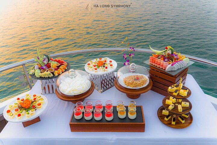 Symphony Cruise Halong Bay Day Tour – Pickup from Halong