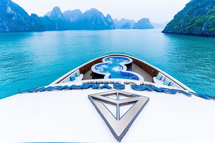 Symphony Cruise Halong Bay Day Tour – Pickup from Halong