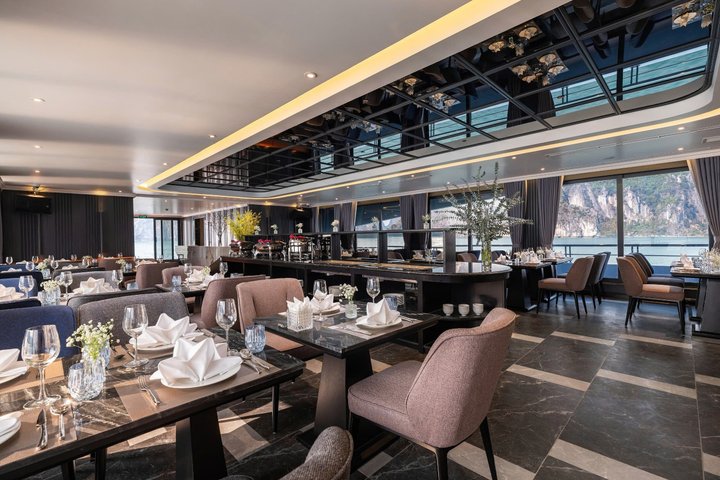 Taliya Modern Yacht Style in Halong Bay with Luxury Service