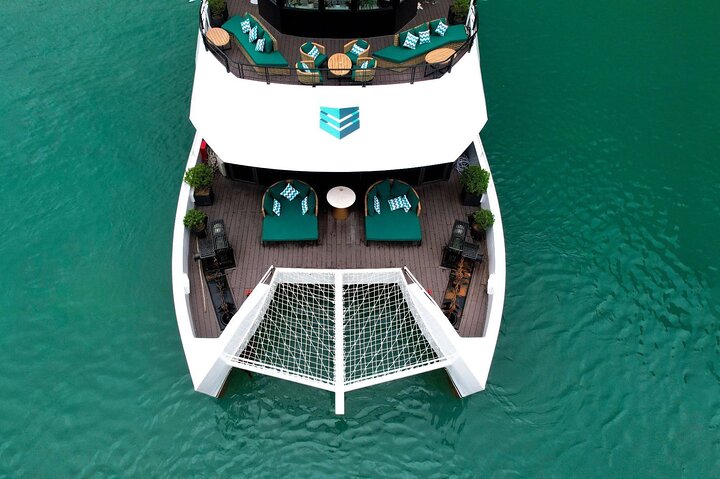The Halong Catamaran Cruise - Luxury Day Tour with Jacuzzi